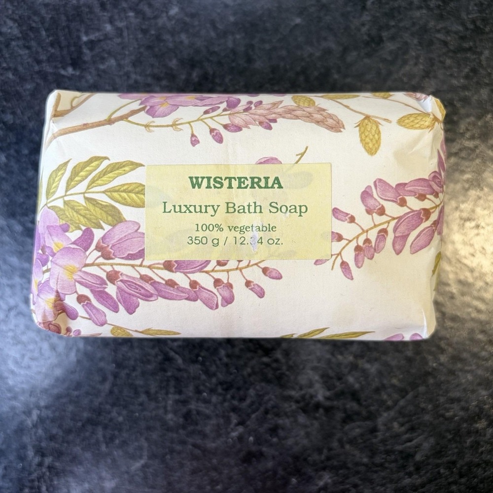 NEW Portuguese Wisteria Perfumed Luxury Bath Bar Soap 12.34 oz